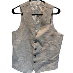 NWOT Bar III Linen Vest Men's Small